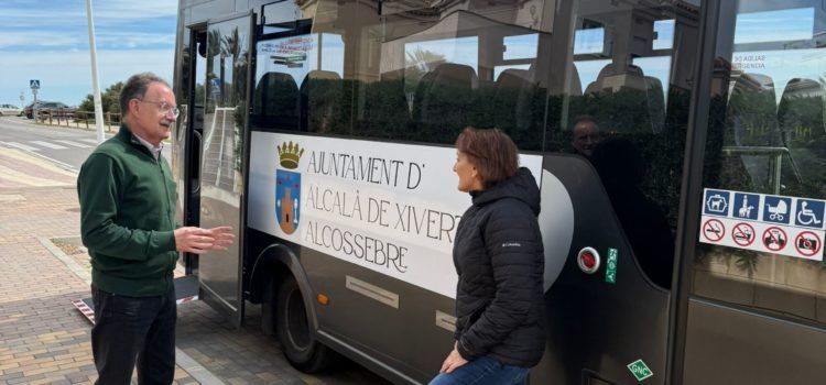 La nova línia d’autobús circular d’Alcossebre, posada en marxa per l’Ajuntament, suma 758 usuaris durant la Setmana Santa