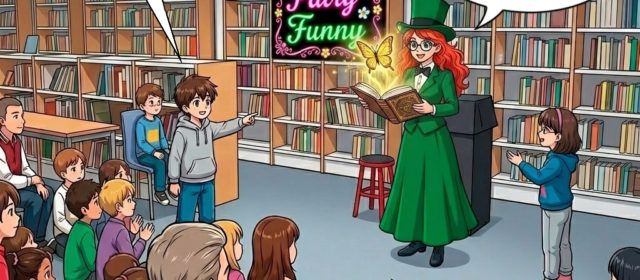 La maga y animadora Patry Funny felicit el dia del libro