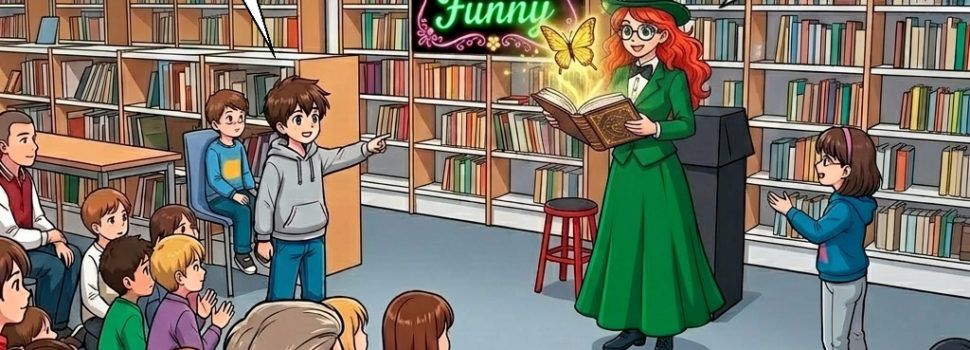 La maga y animadora Patry Funny felicit el dia del libro