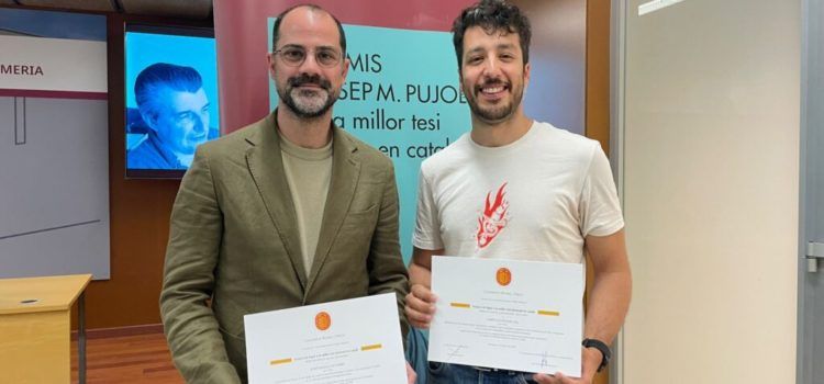 Josep Messeguer-Carbó, de Xert, rep un dels Premis Josep M. Pujol a les millors tesis doctorals en català
