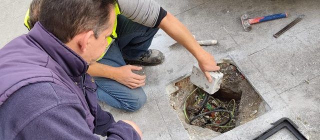 Actuació de millora en la instal·lació elèctrica de la Plaça de la Mera