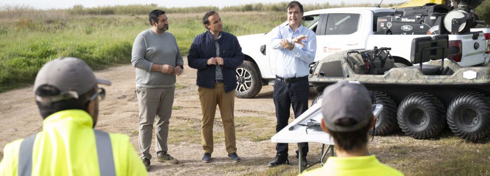 La Diputació de Castelló reforça les actuacions de control de mosquits després de les pluges i redueix notablement la població larvària