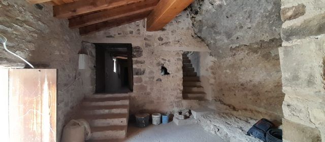 Recta final de les actuacions de millora a Morella la Vella