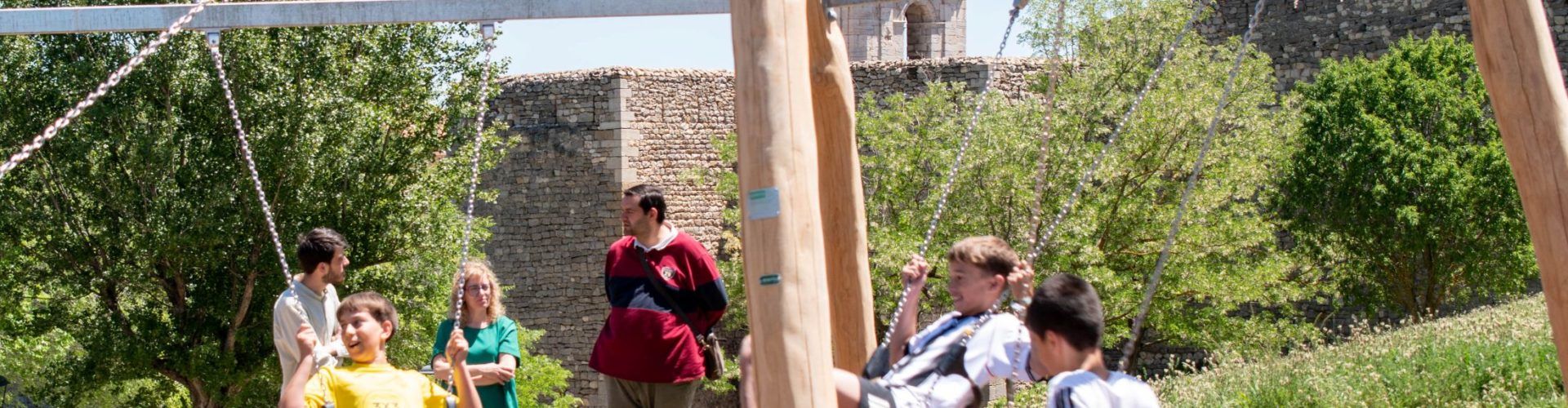 El nou parc infantil de l’Albereda de Morella ja està obert a jugar