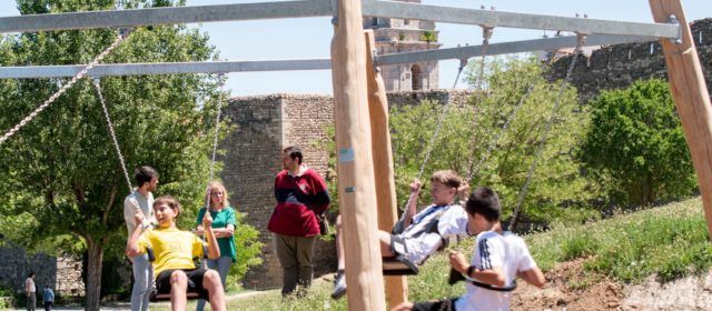El nou parc infantil de l’Albereda de Morella ja està obert a jugar