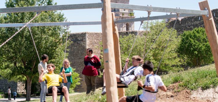 El nou parc infantil de l’Albereda de Morella ja està obert a jugar