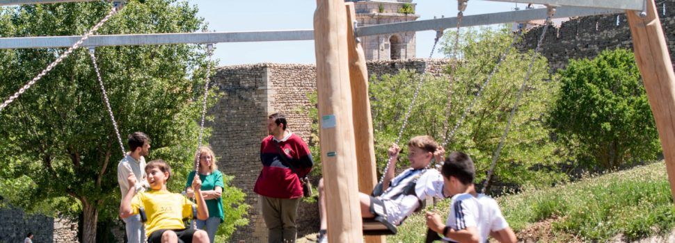 El nou parc infantil de l’Albereda de Morella ja està obert a jugar