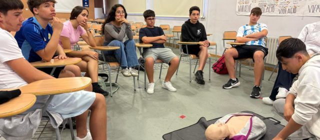 L’Ajuntament d’Alcalà-Alcossebre forma en primers auxilis a l’alumnat de l’IES Serra d’Irta