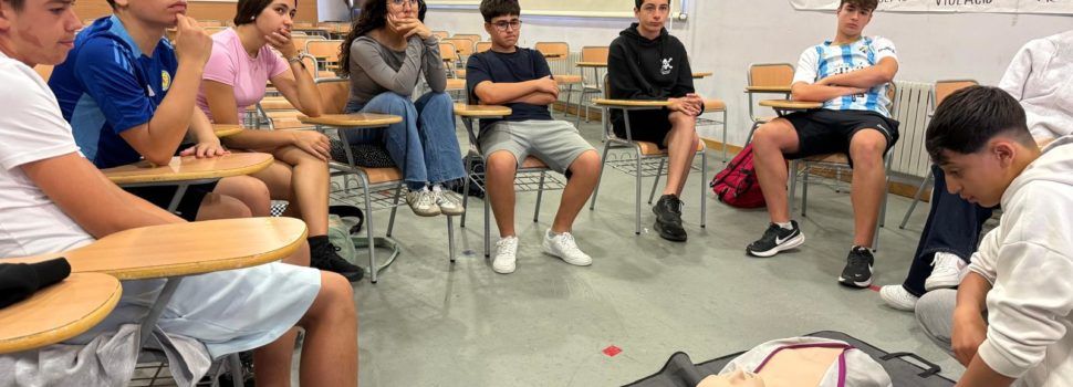L’Ajuntament d’Alcalà-Alcossebre forma en primers auxilis a l’alumnat de l’IES Serra d’Irta
