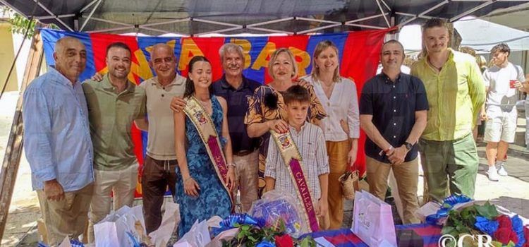 La Penya Barça Vinaròs presenta la dama de Festes Laia Fernàndez i el cavaller Martí Tomás
