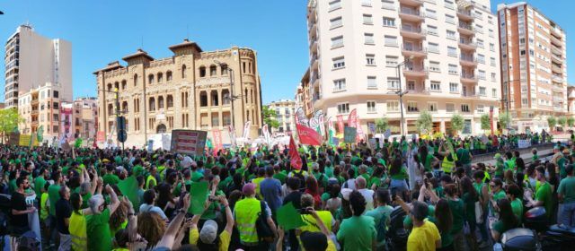 Professorat del Maestrat en la nova concentració a Castelló