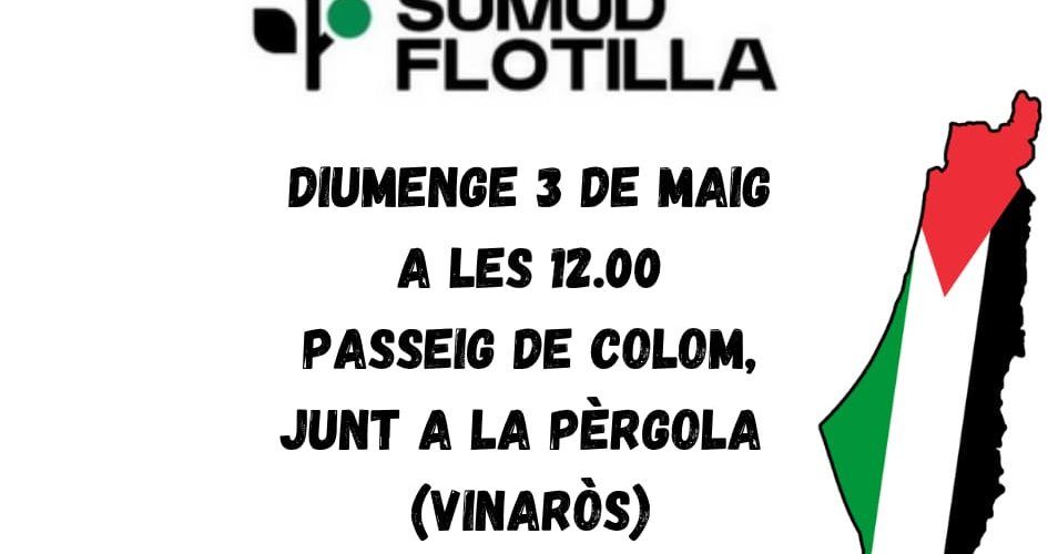 Acte en suport de la Global Sumud Flotilla