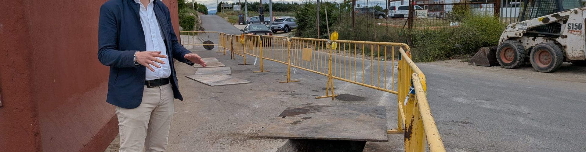 Benicarló avança en el Pla contra inundacions amb la instal·lació d’un nou col·lector al camí de la Fossa del Pastor
