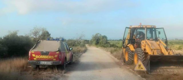Agricultura juntament amb el Consorci de Bombers repara els camins rurals de terra