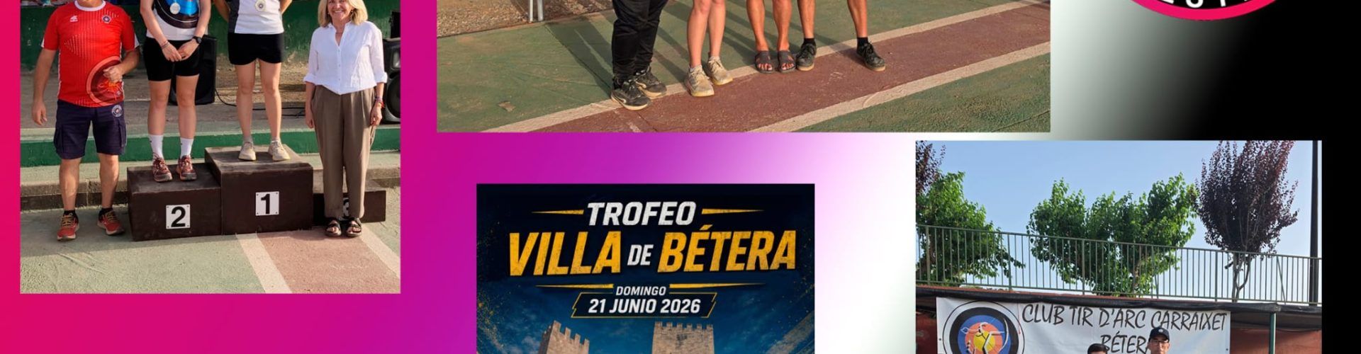 Dos Oros para el Club Deportivo de Tiro con Arco Maestrat en el Trofeo Villa de Bétera