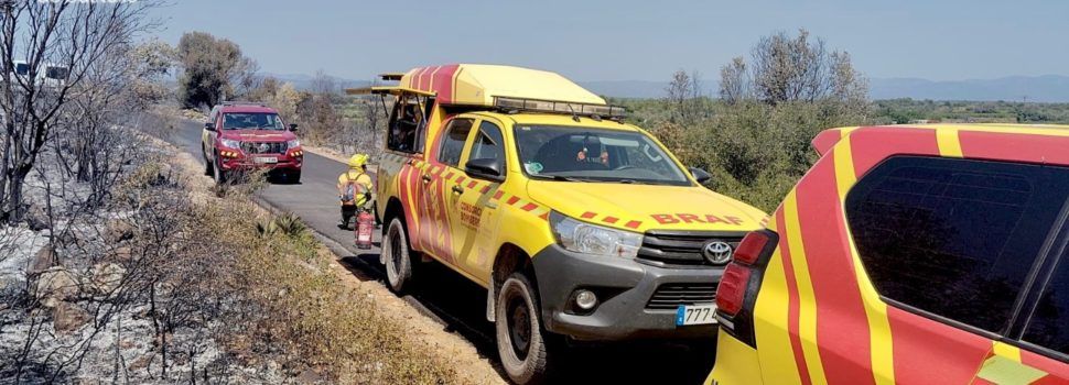 Controlado a las 14,30 el incendio en El Puig de Benicarló