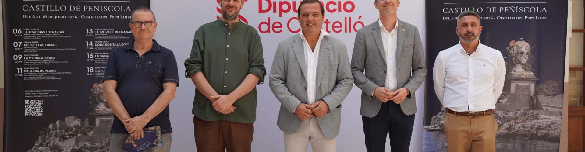 La Diputació de Castelló aposta per posar la cultura en el mapa amb el Festival de Teatre Clàssic Castell de Peníscola