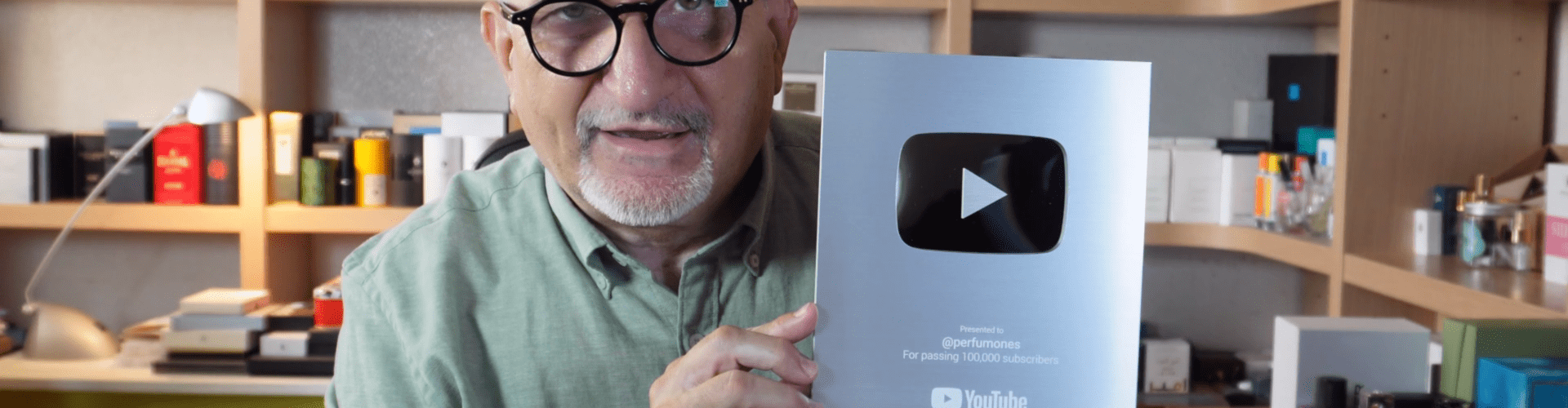 El vinarocense Ernesto Serret recibe el Premio YouTube por superar los 100.000 suscriptores