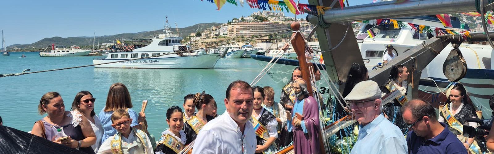 Peníscola celebra la tradicional processó marítima en el dia de Sant Pere