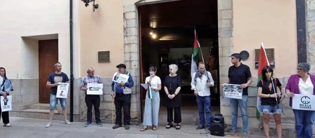 Morella torna a alçar la veu per Palestina i connecta en directe amb els territoris ocupats