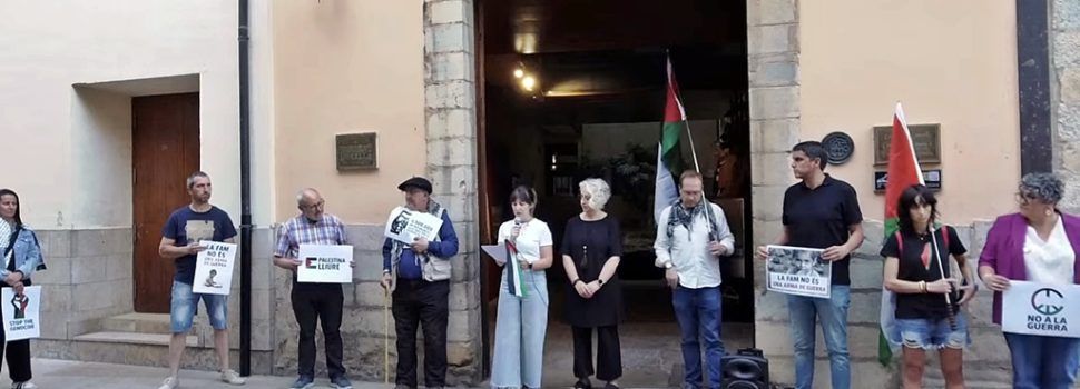 Morella torna a alçar la veu per Palestina i connecta en directe amb els territoris ocupats