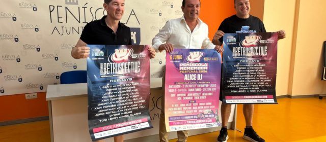 El Peñíscola Remember Festival llegará este sábado para celebrar su 5º aniversario
