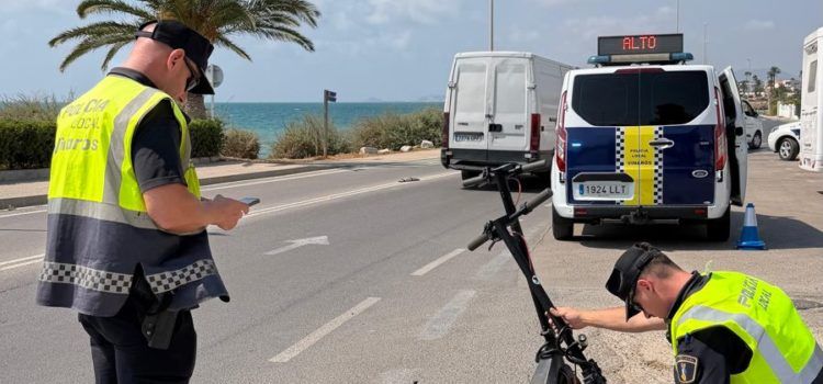Governació continua amb els controls sobre els patinets elèctrics