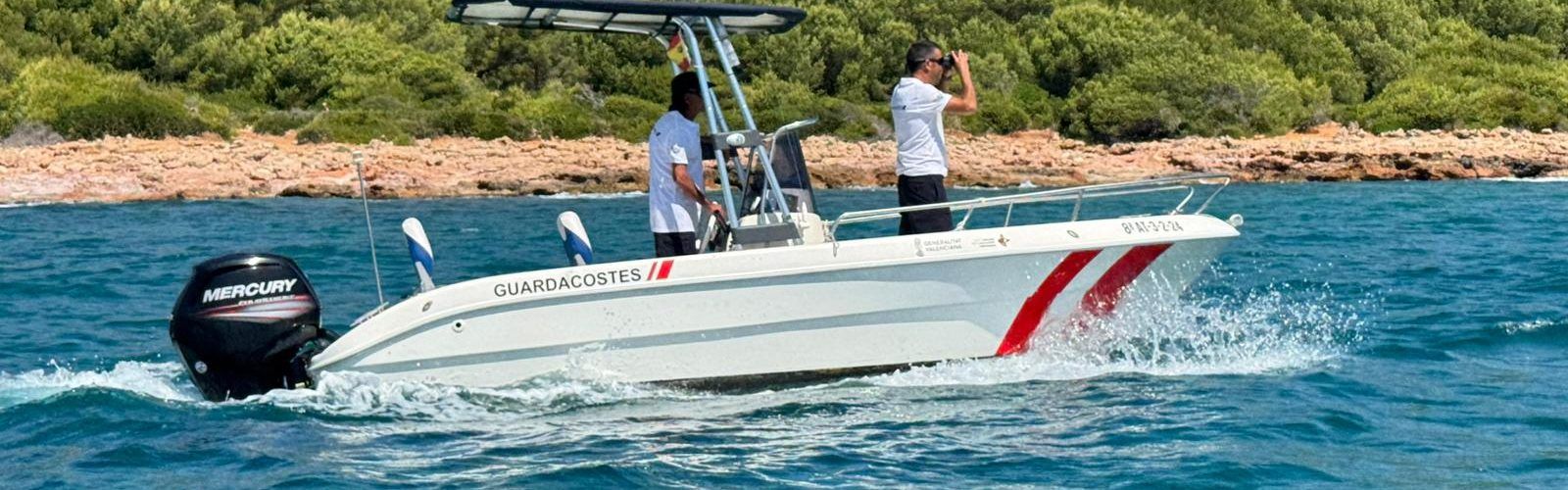 La Generalitat refuerza la protección del litoral con una nueva base del equipo de guardacostas en la Reserva Marina Natural de Irta