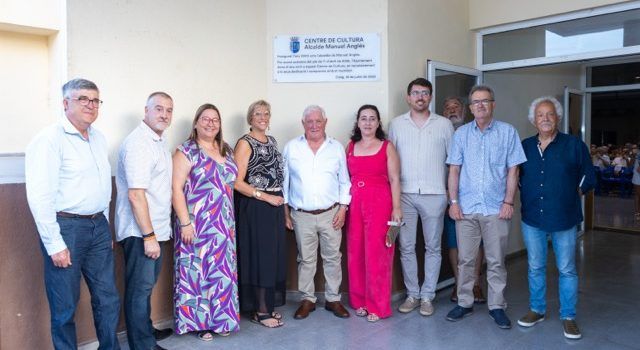 El Centre de Cultura de Càlig passa a denominar-se “Centre de Cultura Alcalde Manuel Anglés”