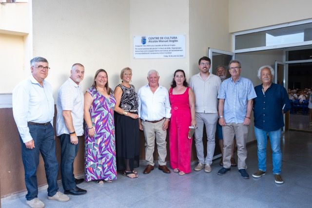 El Centre de Cultura de Càlig passa a denominar-se “Centre de Cultura Alcalde Manuel Anglés”