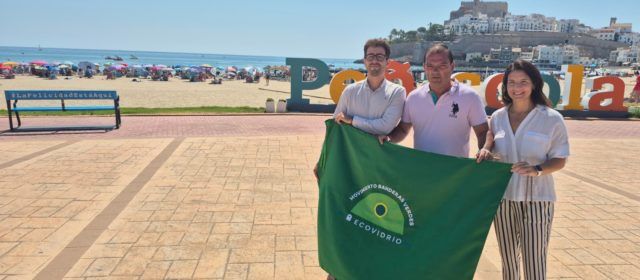 Peníscola competirà aquest estiu per a aconseguir la Bandera Verda de la Sostenibilitat d’Ecovidrio