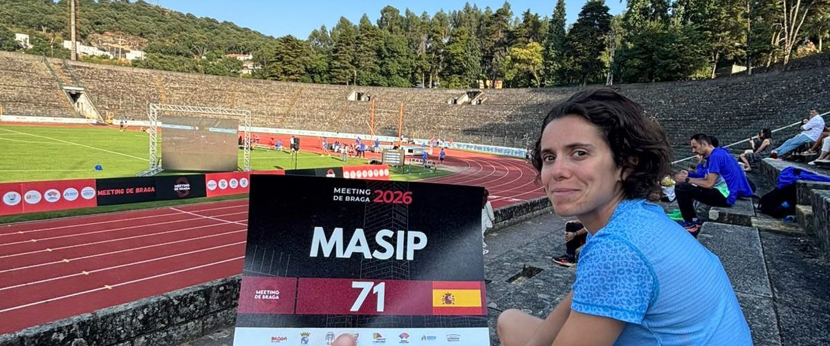 L’atleta benicarlanda Carla Masip guanya al meeting de Braga (Portugal)