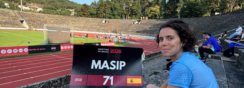 L’atleta benicarlanda Carla Masip guanya al meeting de Braga (Portugal)