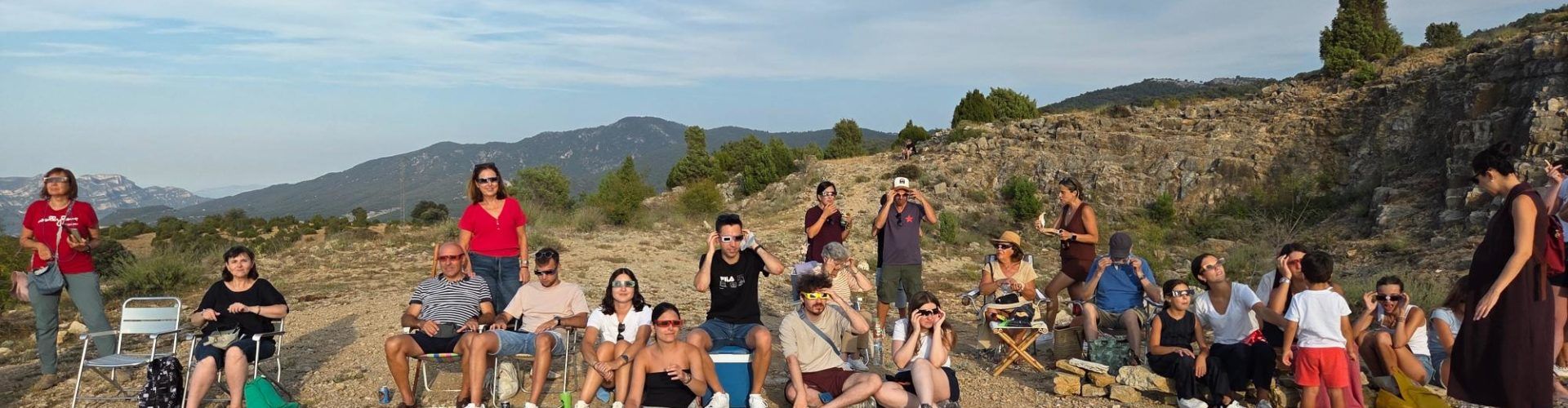 L’eclipsi total, al terme de Vallibona