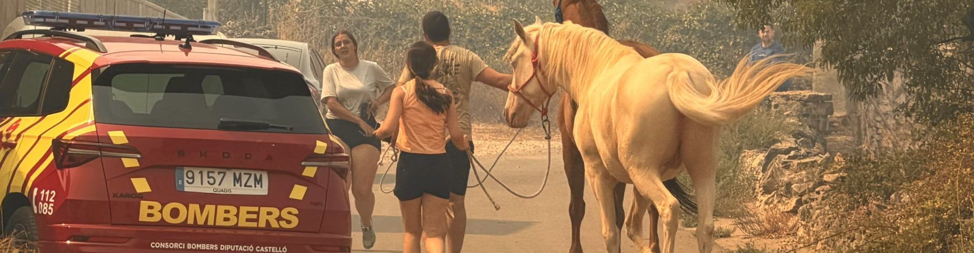 Evacuació de Catí per l’incendi