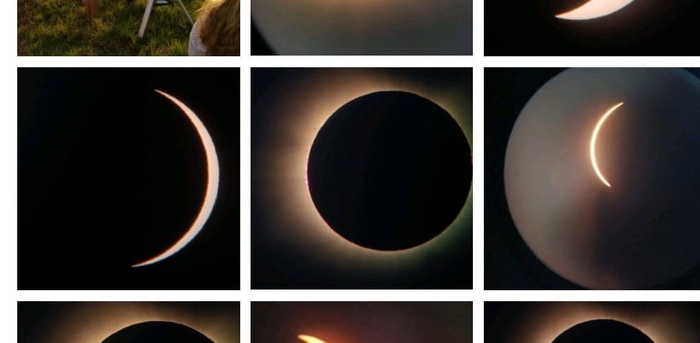 L’eclipsi solar, vist des de Benicarló amb el telescopi de Daniel Verde