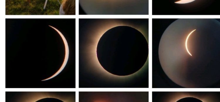 L’eclipsi solar, vist des de Benicarló amb el telescopi de Daniel Verde