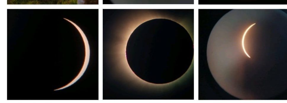L’eclipsi solar, vist des de Benicarló amb el telescopi de Daniel Verde