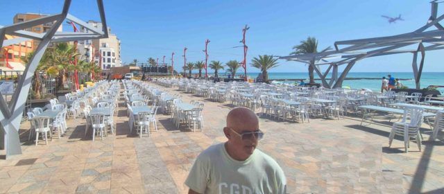 El passeig de Colón, preparat per a la gran festa de tancament de l’estiu