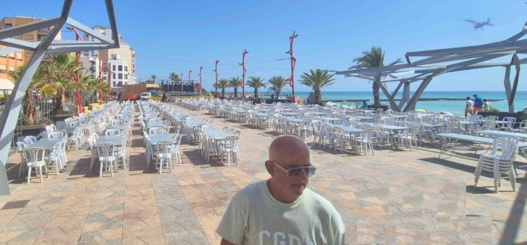 El passeig de Colón, preparat per a la gran festa de tancament de l’estiu