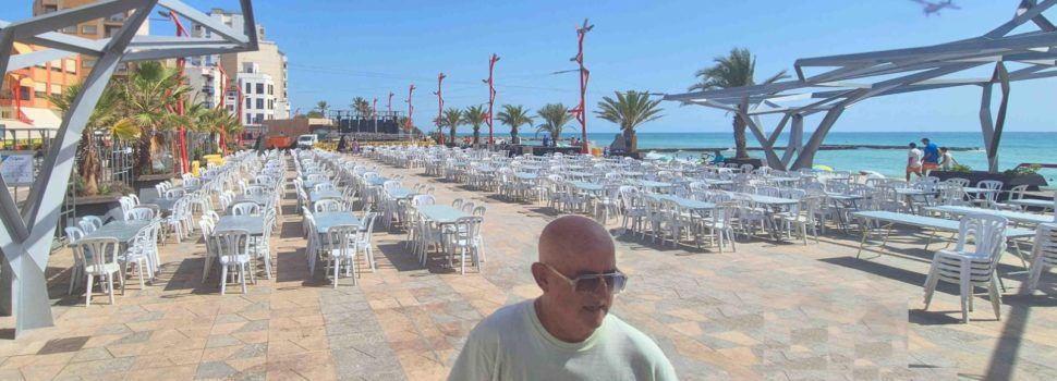 El passeig de Colón, preparat per a la gran festa de tancament de l’estiu