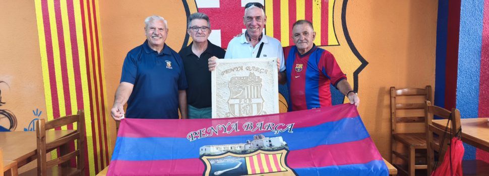 Un escudo de piedra para perpetuar la historia de la Penya Barça Vinaròs