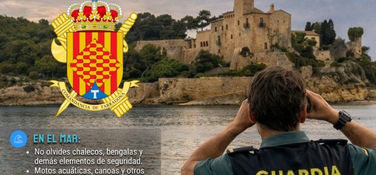 Dispositivo especial de la Guardia Civil en Tarragona para garantizar la seguridad con motivo del eclipse solar total