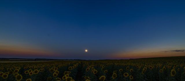Així va veure Didac Mesa l’eclipsi des de Fuentepinilla