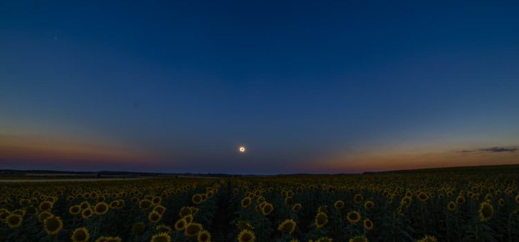 Així va veure Didac Mesa l’eclipsi des de Fuentepinilla
