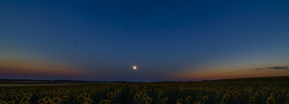 Així va veure Didac Mesa l’eclipsi des de Fuentepinilla