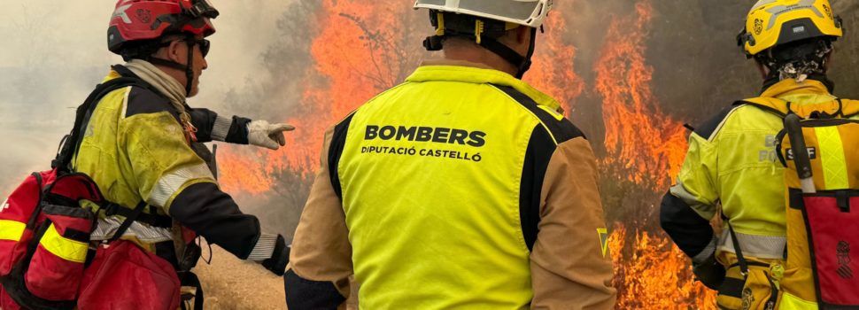 En el incendio de Tírig se concentran la mayor parte de los esfuerzos