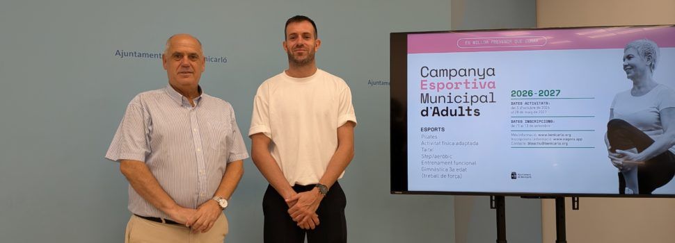Benicarló impulsa una nova Campanya Esportiva per a fomentar l’activitat física i l’envelliment actiu