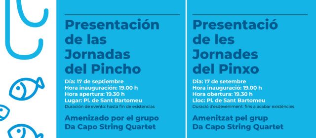 Benicarló dona el tret de sortida a la Festa del Polp amb la presentació del Pinxo