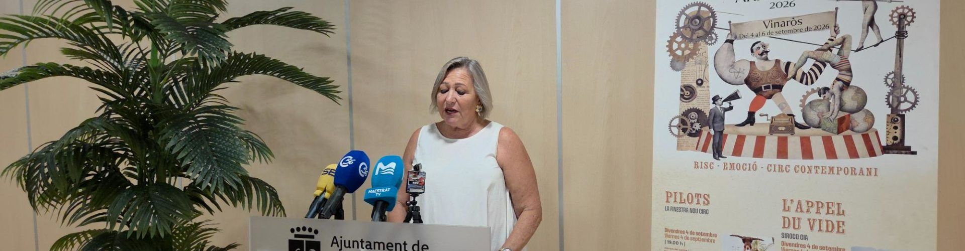 Presentació del festival de circ ArriscArte, amb 5 espectacles del 4 al 6 de setembre